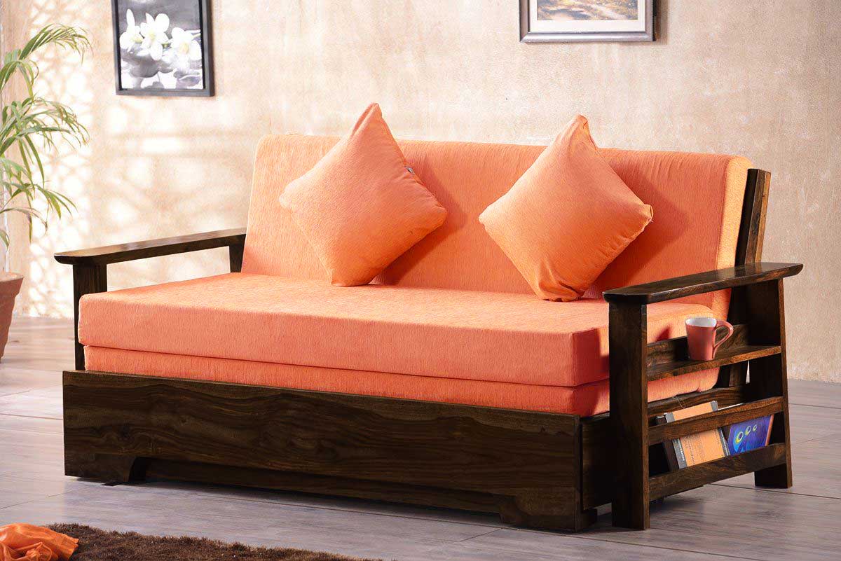 Solid Wood Avon Sofa cum Bed