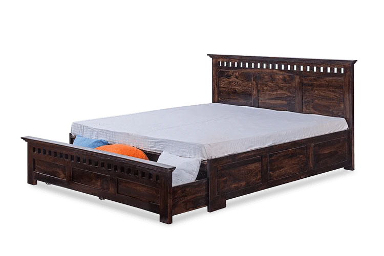 Bloom Sheesham Wood Quber Bed