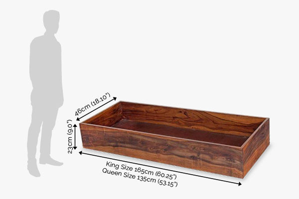 Solid Wood Estonia Bed