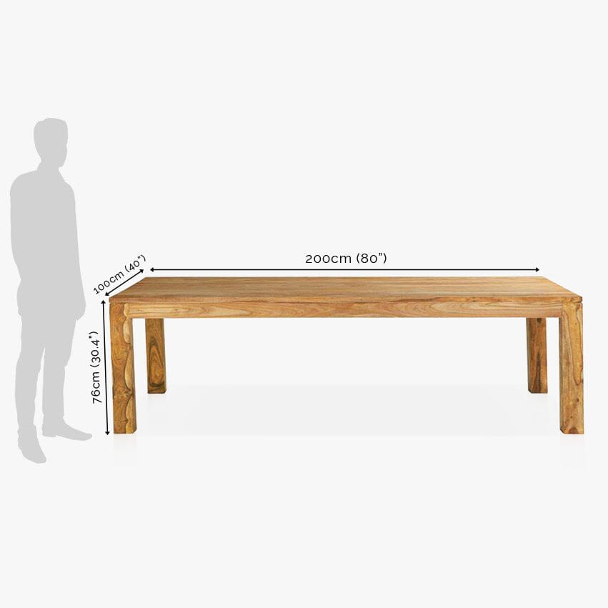 Solid Wood Voted Dining Set 8 Seater with Chairs