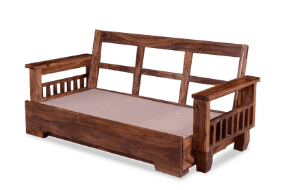 Solid Wood Jodhpur Sofa cum Bed