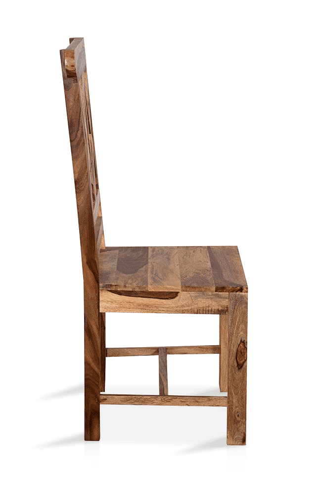 Solid Wood ETER Dining Set 6 Seater with Chairs + Extensions