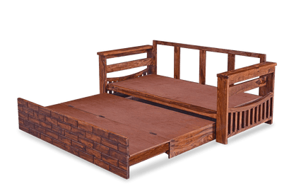 Solid Wood Crew Sofa cum Bed