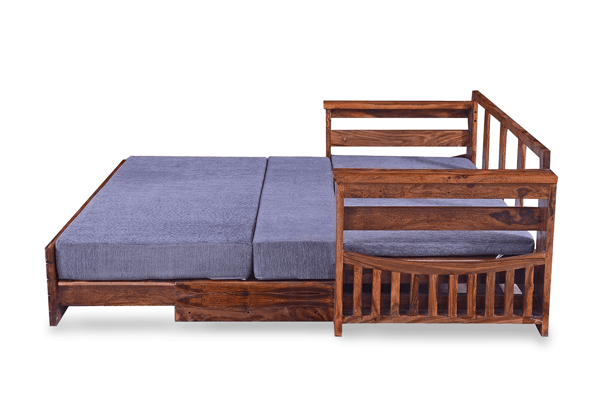 Solid Wood Crew Sofa cum Bed