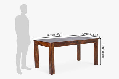 Solid Wood Turner Dining Set ( With Bench & Drawers )