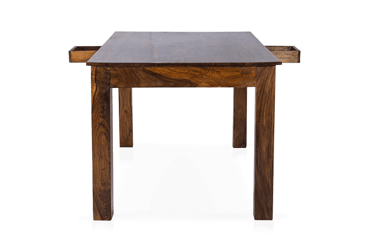 Solid Wood Turner Dining Set 6 Seater ( With Bench & Drawers )