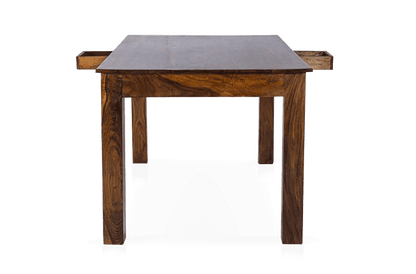 Solid Wood Turner Dining Set 6 Seater ( With Chairs & Drawers )