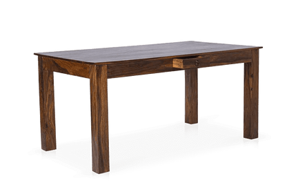 Solid Wood Turner Dining Set 6 Seater ( With Chairs & Drawers )