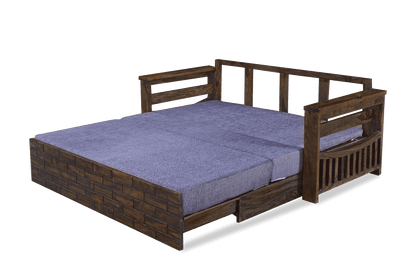 Solid Wood Crew Sofa cum Bed