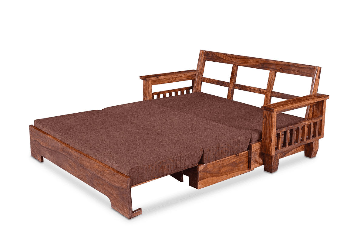 Solid Wood Jodhpur Sofa cum Bed