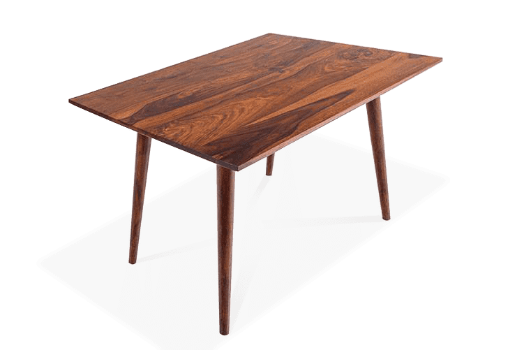 Solid Wood Eva Dining Set 4 Seater with Chairs