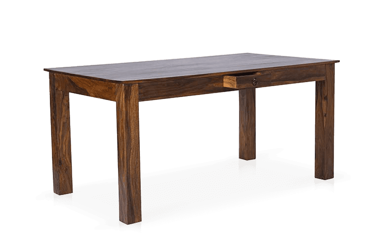 Solid Wood Turner Dining Set 6 Seater ( With Bench & Drawers )