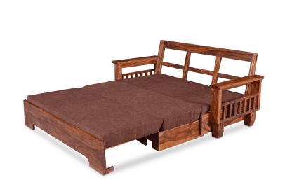 Solid Wood Jodhpur Sofa cum Bed