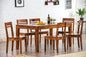 Solid Wood Teffe Dining Set with Bench (6 Seater)