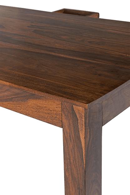 Solid Wood Turner Dining Set 6 Seater ( With Bench & Drawers )