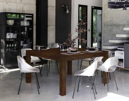 Solid Wood Voted Dining Set 8 Seater with Chairs