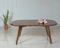 Sheesham Wood Centre Table - Ellipse Shaped- Elegant, Foldable, and Durable | Wooden Centre Table | Coffee Table | Living Room Furniture