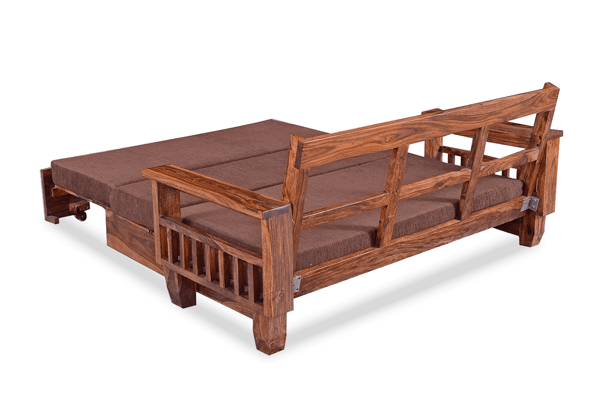 Solid Wood Jodhpur Sofa cum Bed