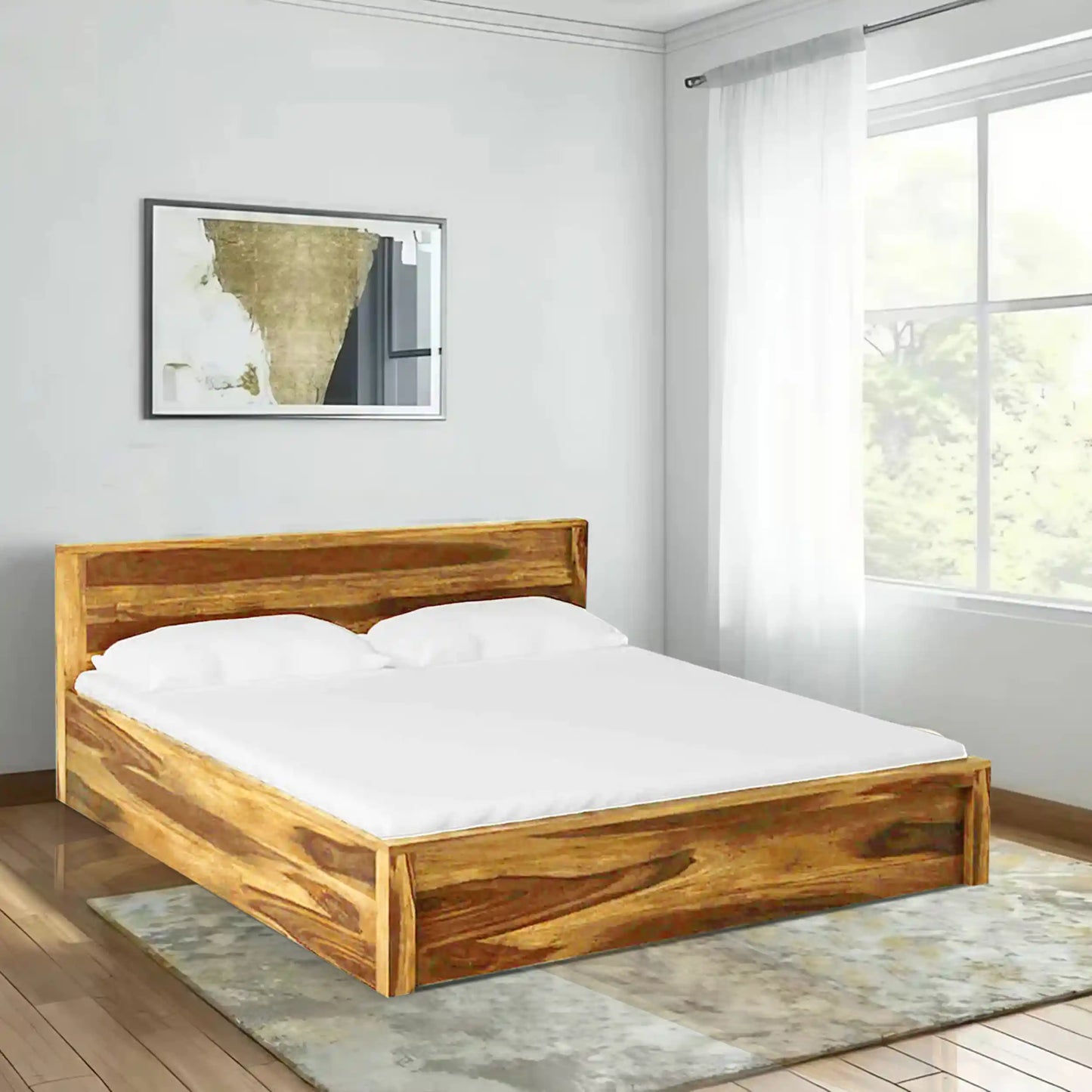 Acro Solid Wood Storage Beds