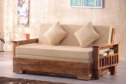 Solid Wood Jodhpur Sofa cum Bed