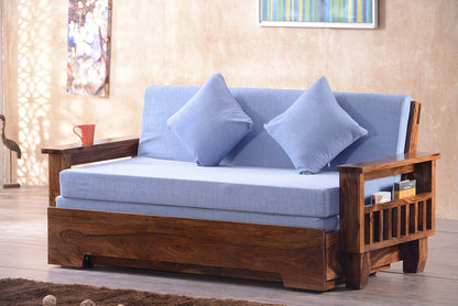 Solid Wood Jodhpur Sofa cum Bed