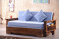 Solid Wood Jodhpur Sofa cum Bed