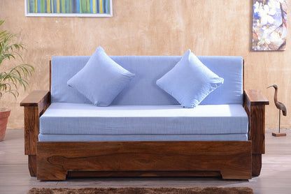 Solid Wood Jodhpur Sofa cum Bed