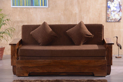Solid Wood Jodhpur Sofa cum Bed