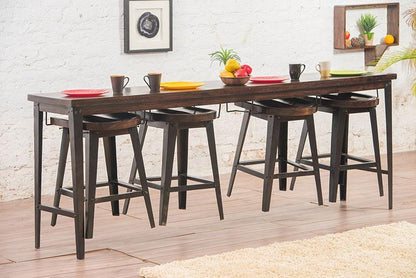 Solid Wood INDIANA Breakfast Dining Table Set 4 Seater