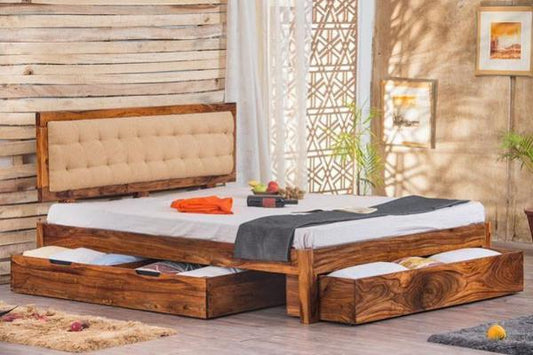 Solid Wood Estonia Bed