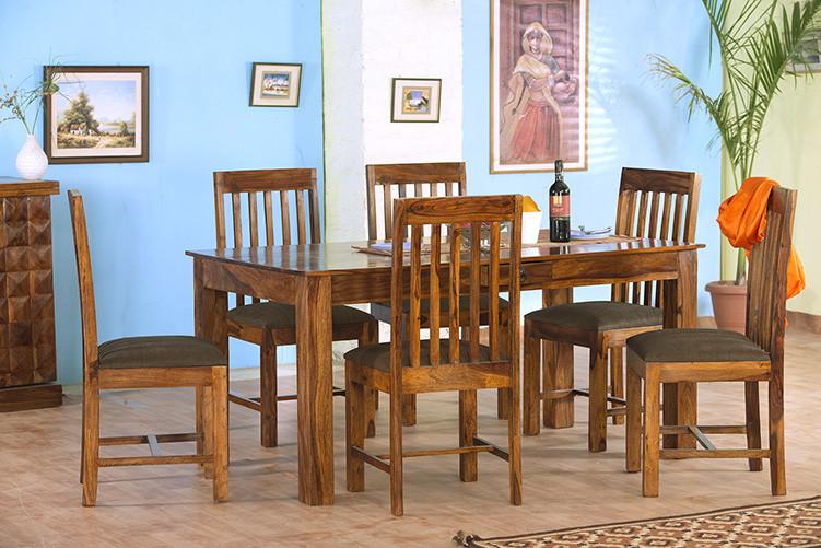 Solid Wood Turner Dining Set ( With Bench & Drawers )