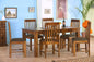 Solid Wood Turner Dining Set 6 Seater ( With Chairs & Drawers )