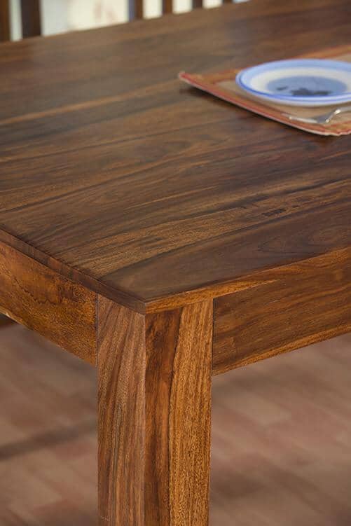 Solid Wood Turner Dining Set 6 Seater ( With Bench & Drawers )