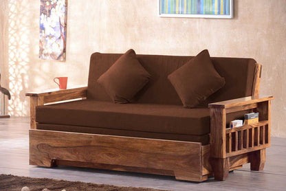 Solid Wood Jodhpur Sofa cum Bed