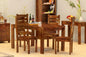 Solid Wood Cubex Dining Set