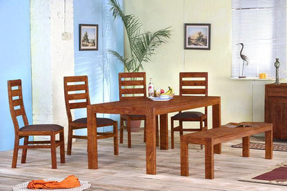 Solid Wood Cubex Dining Set