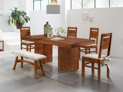 Solid Wood New Frozen Dining Set