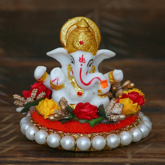 Lord Ganesh Murti Orange