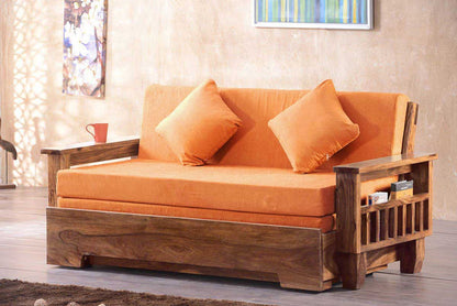 Solid Wood Jodhpur Sofa cum Bed
