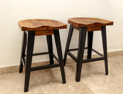 Solid Wood INDIANA Breakfast Dining Table Set 4 Seater