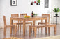 Solid Wood Teffe Dining Set with Bench (6 Seater)