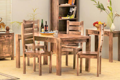 Solid Wood Cubex Dining Set