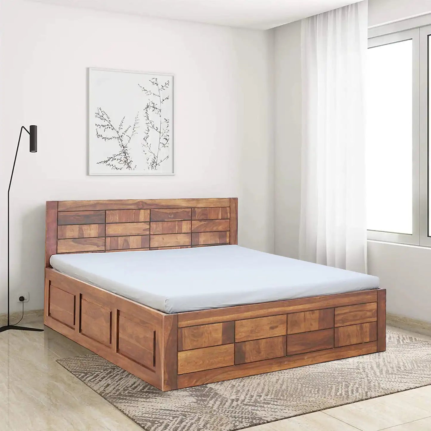 Ultra Solid Wood Storage Beds