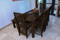 Solid Wood Kuber Dining Set 8 Seater with Bench