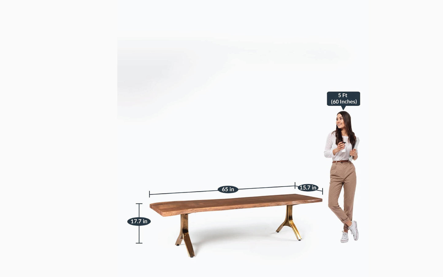 Yoho Dining Table With 4 Chairs and Bench