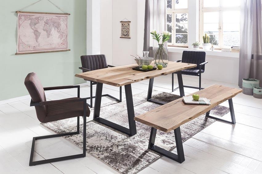 Solid Wood Indiana Live Dining Set